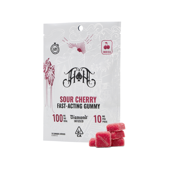 Sour Cherry: Fast-Acting Diamond Infused Gummies